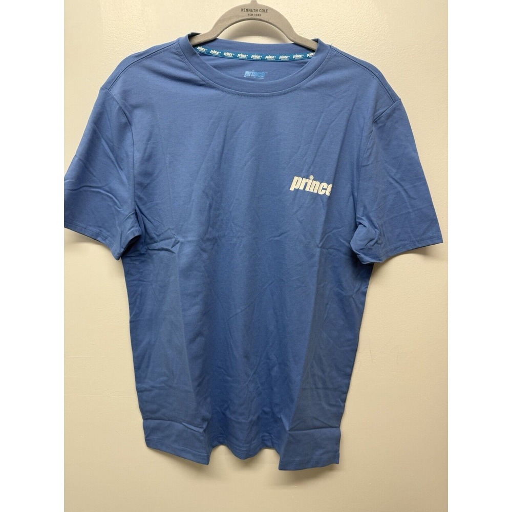 Prince Pickleball T-Shirt‎ Men's Small Blue  Short Sleeve Casual Sports Crew #31